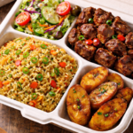 Fried Rice Combo (Chicken, Plantain & Salad)